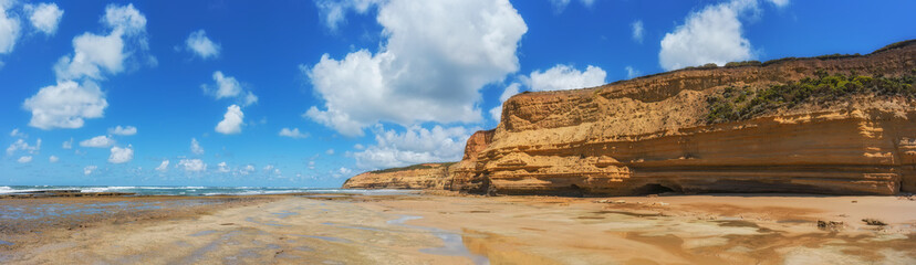 Jan Juc cliffs and beach, Great Ocean Road, Victoria, Australia