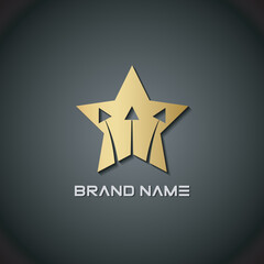 Star arraw logo designs template, Fast star logo Vector illustration design