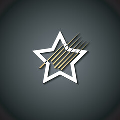 Rising Star Logo Symbol