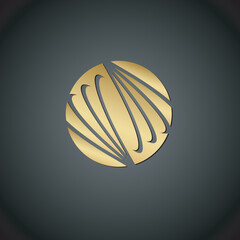 Abstract Round logo and icon
