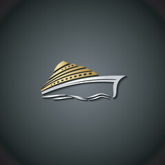 Vector yacht icon