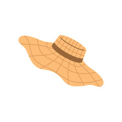 straw tourist hat accessory