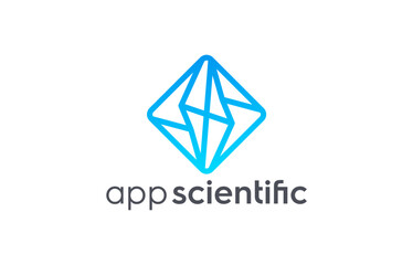 Fototapeta premium science technology logo design templates