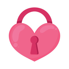 heart love padlock