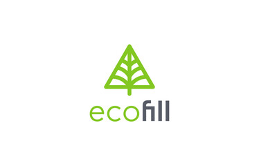 eco green and environment logo design templates