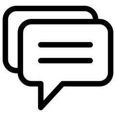 message line icon