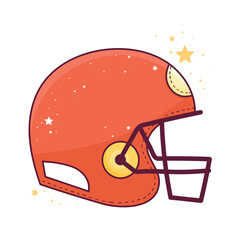 american football red helmet