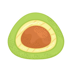 green roll pastry product