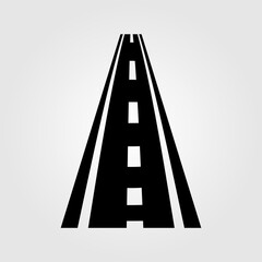 Road icon vector trendy style on white background.eps