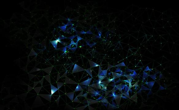 abstract background with plexsus