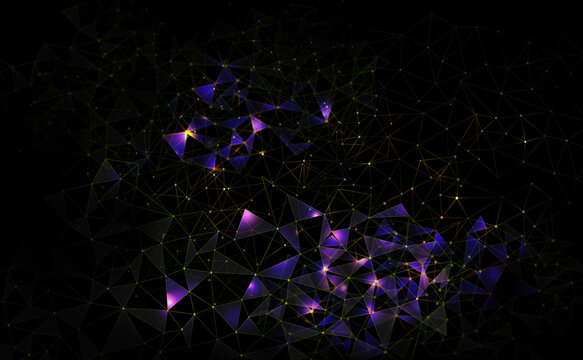 abstract background with plexsus