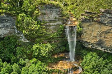 waterfall in the jungle