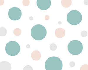 ランダムな水玉模様　背景