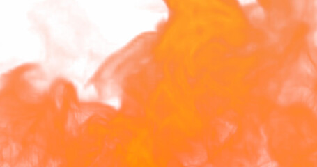 isolated fire flame texture with transparent background in png format.