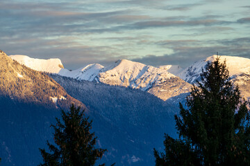 Berge in Tirol bei Innsbruck