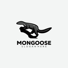 mongoose design illustration vector logo