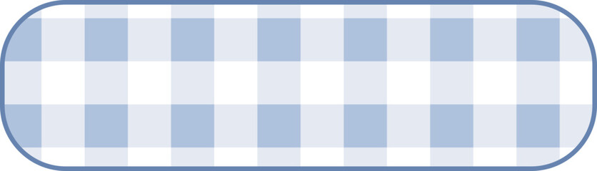 cute blue banner tape label planner decoration