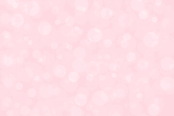 Abstract pink and white bokeh shiny light background. Valentine, New Year, Christmas and all celebration background concept.