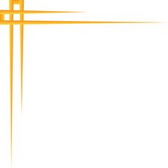 gold line corner, border, frame decoration