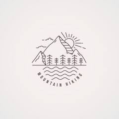 Classic logo style for outdoor activities
