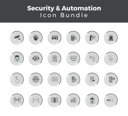 Security and Automation Icon Bundle