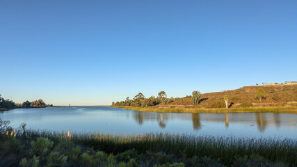 Miramar reservoir in San Diego, California.