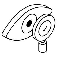 Vector design of search eye