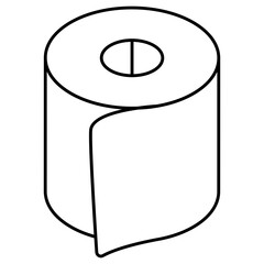 A perfect design icon of tissue roll