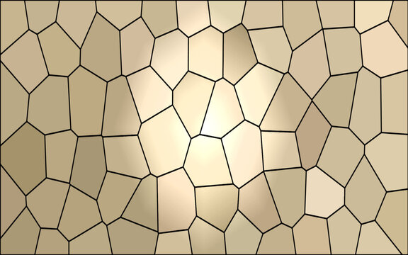 abstract background with hexagons 3d geometric, golden stone vector Vintage background © DesignerSaidur