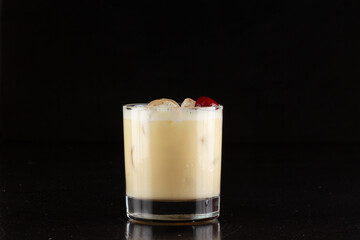alcoholic cocktail for the menu bar or restaurant