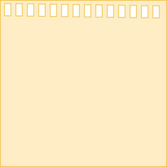 cute yellow planner memo paper journal decoration