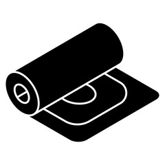 A unique design icon of carpet 