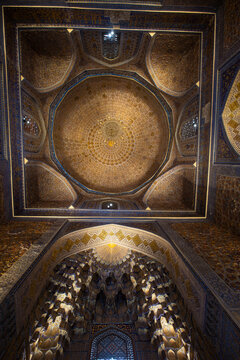 indoors of the Gur Emir mausoleum, samarkand, Uzbekistan
