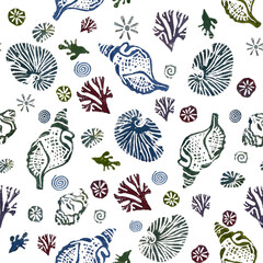 seamless sea pattern