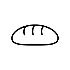 bread icon vector design template in white background