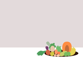 nutrition and food vector illustration flat design