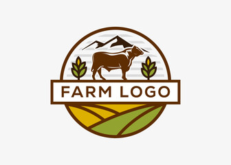 farm logo design template