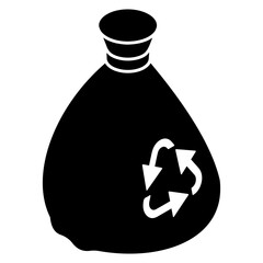 Unique design icon of money bag 