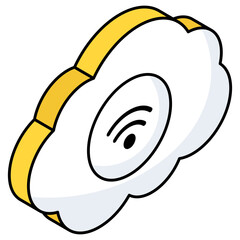 Trendy design icon of  wifi