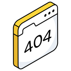         A creative design vector of error 404 