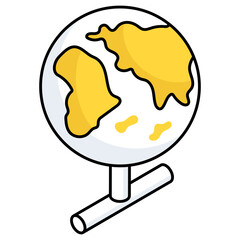 Creative design icon of global network 