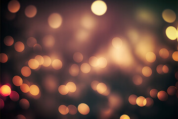 Obraz premium Web Banner Soft Bokeh Blur (Generative AI)