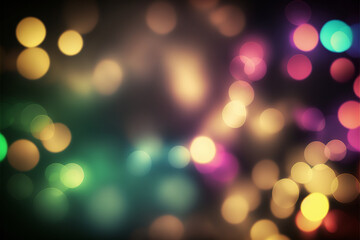 Web Banner Soft Bokeh Blur (Generative AI)