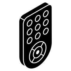 Modern design icon of remote
