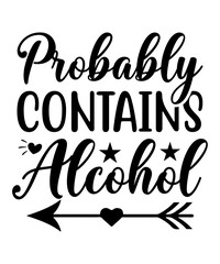 Probably Contains Alcohol SVG