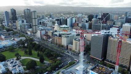 Fototapeta na wymiar Adelaide City Aerial Drone Views