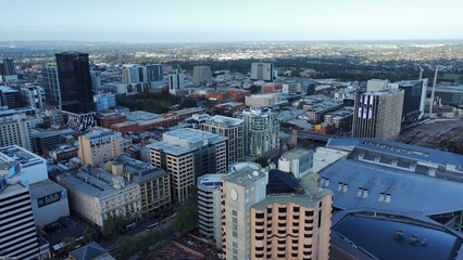 Adelaide City Aerial Drone Views