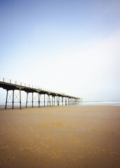 The Pier At Saltburn-by-the-Sea On The North Yorkshire Coast On A Misty Day