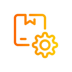 Obraz premium product gradient icon