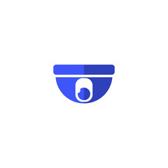 Dome CCTV Security Camera Icon vector design templates